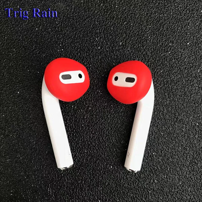 

2pcs/pair Ear pads for Airpods Wireless Bluetooth for iphone 7 7plus earphones silicone ear caps earphone case earpads eartips