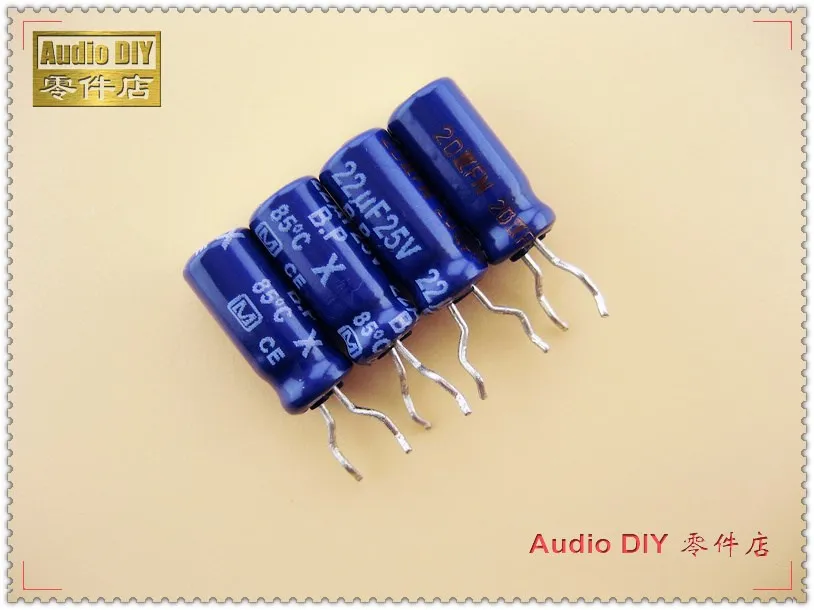 

20PCS/100PCS X-BP Series 22uF 25V 25v22uf Non-polar Electrolytic Capacitor