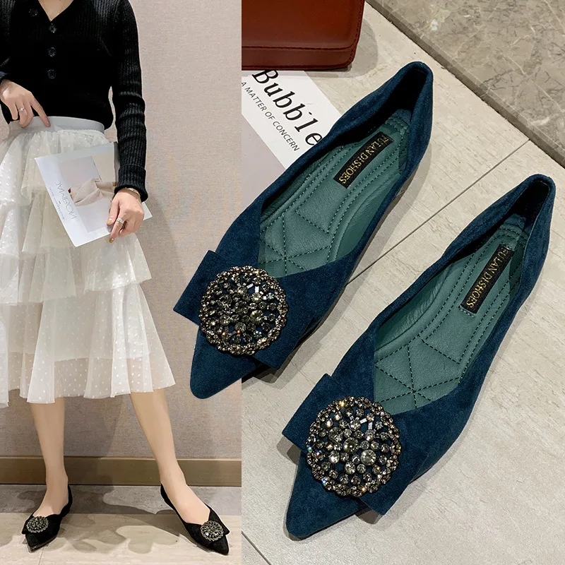 

Замшевые мокасины с одуванчиком и кристаллами для женщин