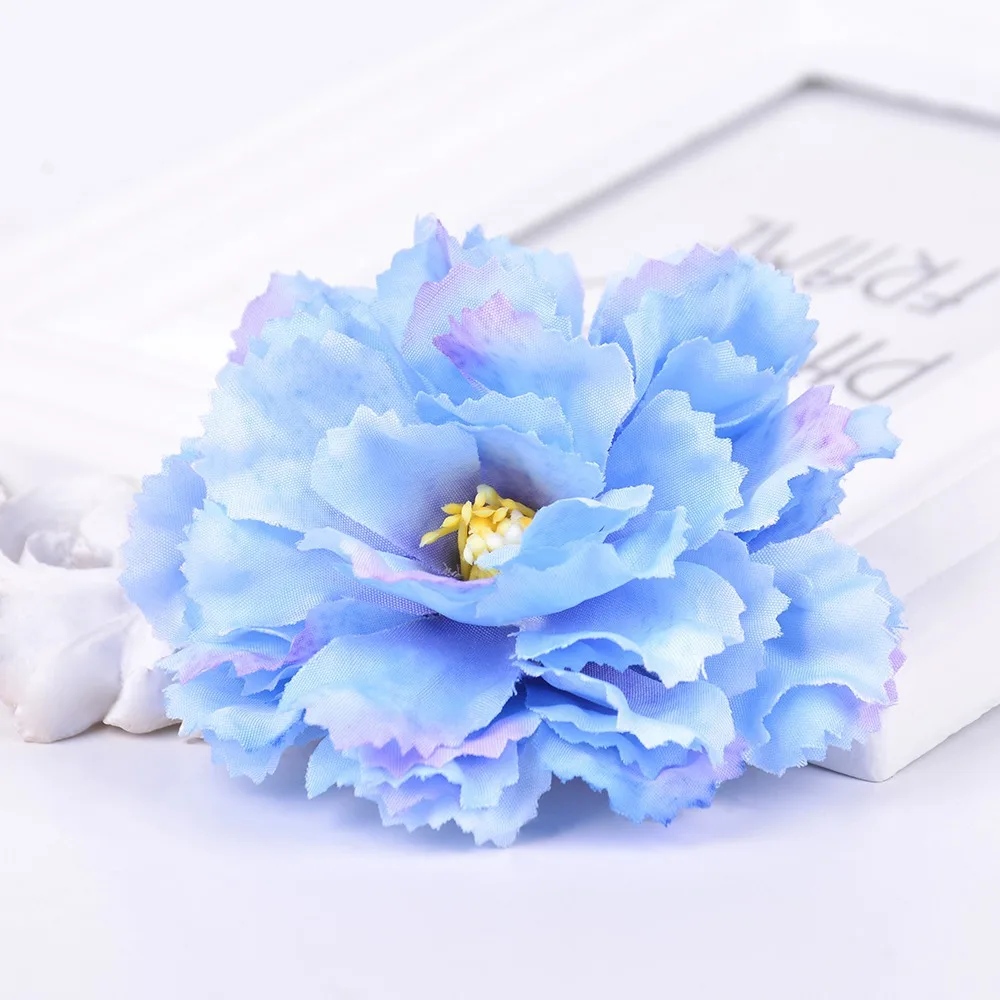 10 шт./лот шелковые искусственные головки цветов пиона украшения DIY ВЕНОК