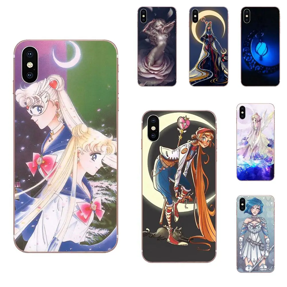 The Beautiful Sailor Moon For Sony Xperia Z Z1 Z2 Z3 Z4 Z5 compact Mini M2 M4 M5 T3 E3 E5 XA XA1 XZ Premium Thin TPU Cell | Мобильные