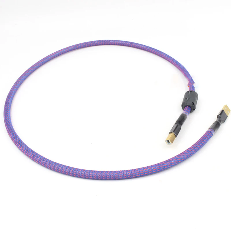 USB-кабель Hi-Fi QED 6N OCC OFC кабель для передачи данных типа A к Type B USB аудио-видео DAC