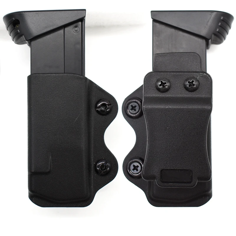 

IWB Magazine Pouch Kydex Holster Carrier for Glock 17 19 22 23 26 27 31 32 43 Pistols Airsoft Concealed Carry Belt Clip Mag Case