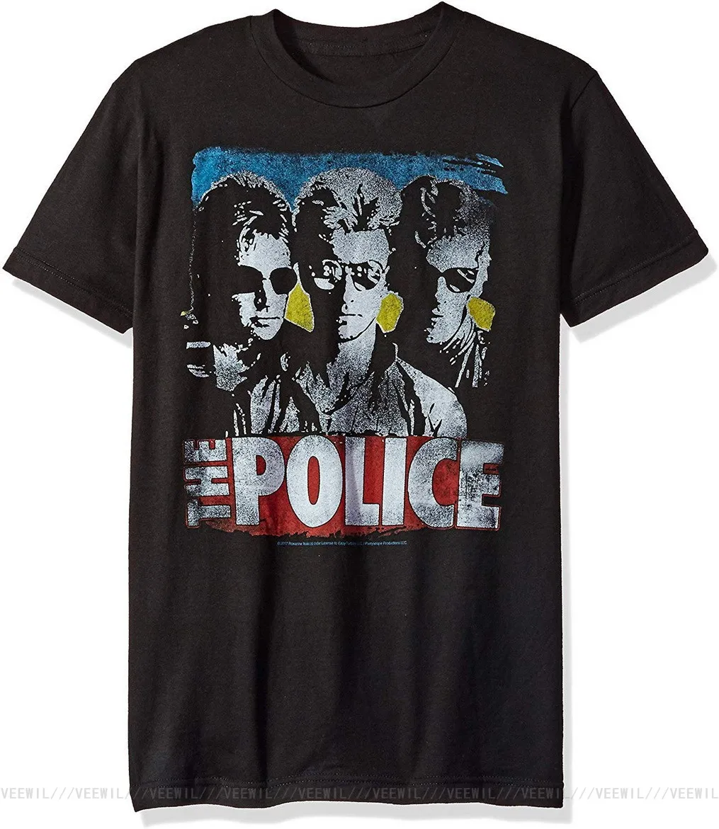 

Men's The Police Greatest Hits Short Sleeve T Shirt Men Women Summer Plus Size TEE Shirt