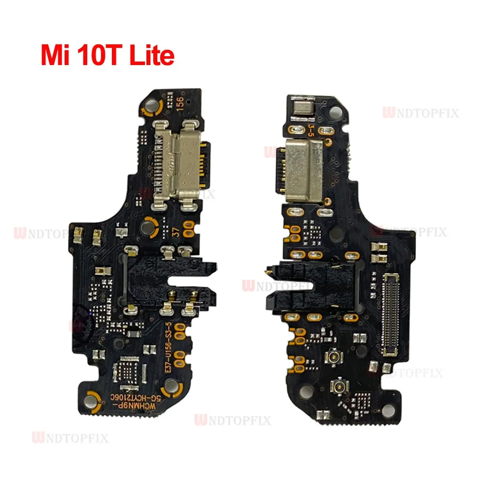 For Xiaomi Mi 10T Lite USB Charging Port Flex Cable Charger Dock Plug Connect Board Replacement Parts | Мобильные телефоны и