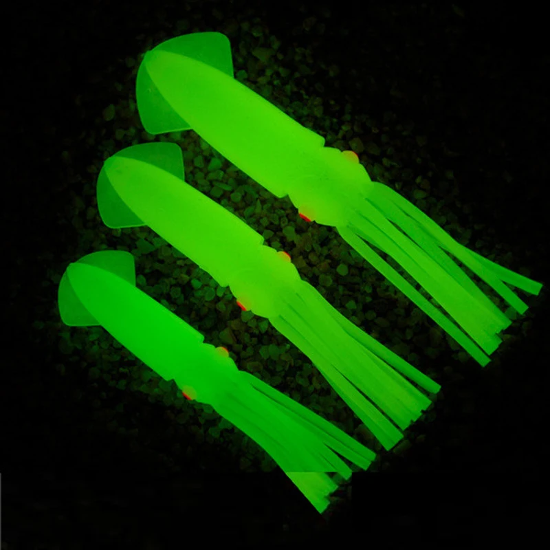 5 шт. светящаяся рыболовная приманка осьминог юбка плавающая мягкие приманки для