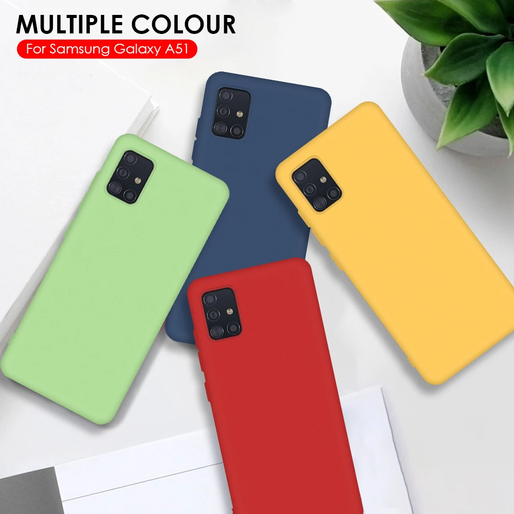 Силиконовый чехол из ТПУ для Samsung Galaxy A51 A515F A515 защитный A71 A717 A717F телефона A 51