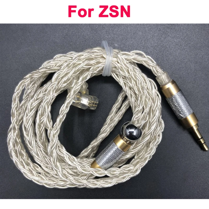 For ZSN JC16 6N OFC 16 акций 480 ядер наушники Обновление кабель для se215 se535 0,78 мм IE80 MMCX IM A2DC ZSN QDC UE серии - Цвет: For ZSN