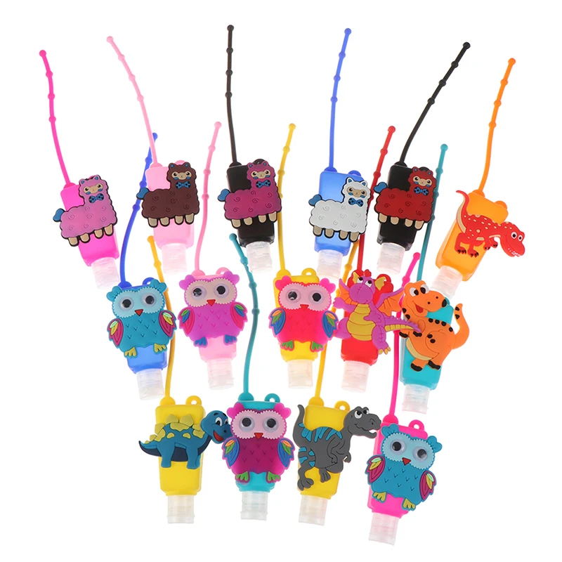 Динозавр/Сова/Альпака вечерние бутылочек для дезинфицирующих средств рук