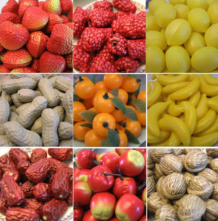 20 шт./компл. пластиковая искусственная Мини имитация фруктов декор яблока банан