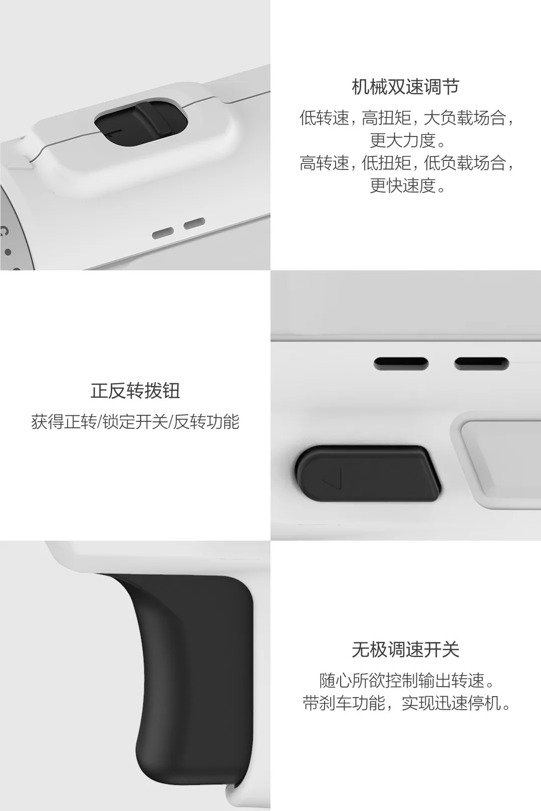 Xiaomi Mijia Youpin 12 В литиевая батарея Зарядка дрель белый многоцелевой станок 25 нм высокий крутящий момент портативный магнитный