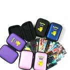 Чехлы для карт с покемоном, чехол для альбома Пикачу, альбом для 50 вместительных фотоальбомов, Жесткий Чехол, держатель для книг, коробка для игровых карт и наушников Gx MEGA