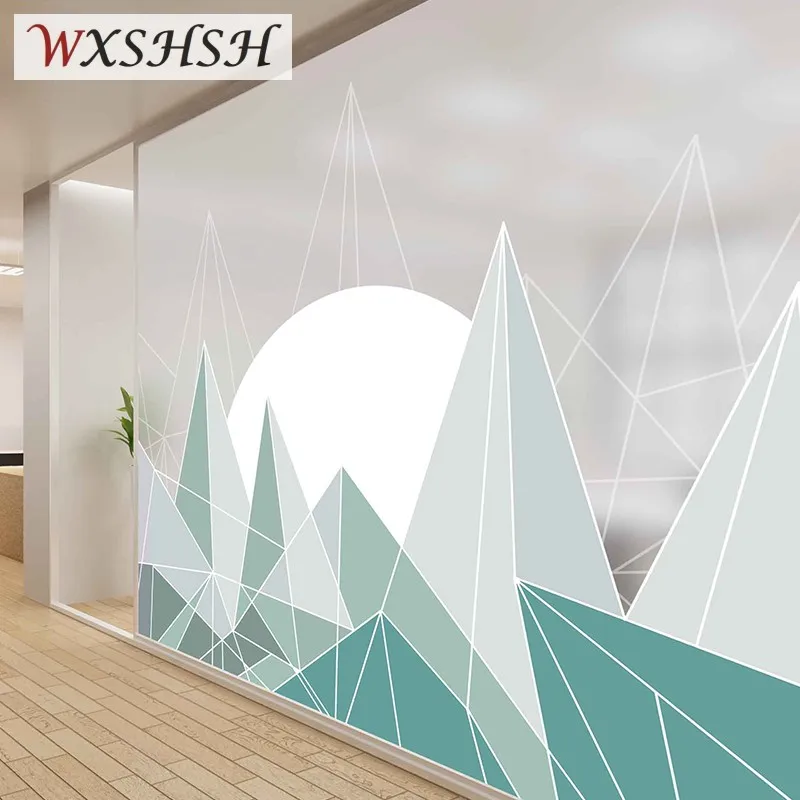 Электростатическая стеклянная пленка размера под заказ украшение для офисной