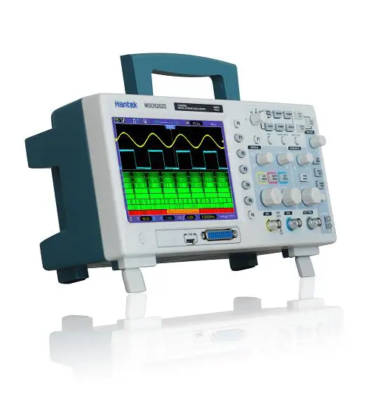 Hantek 100 МГц MSO5102D смешанный цифровой осциллограф 16 логических каналов + 2 аналоговых