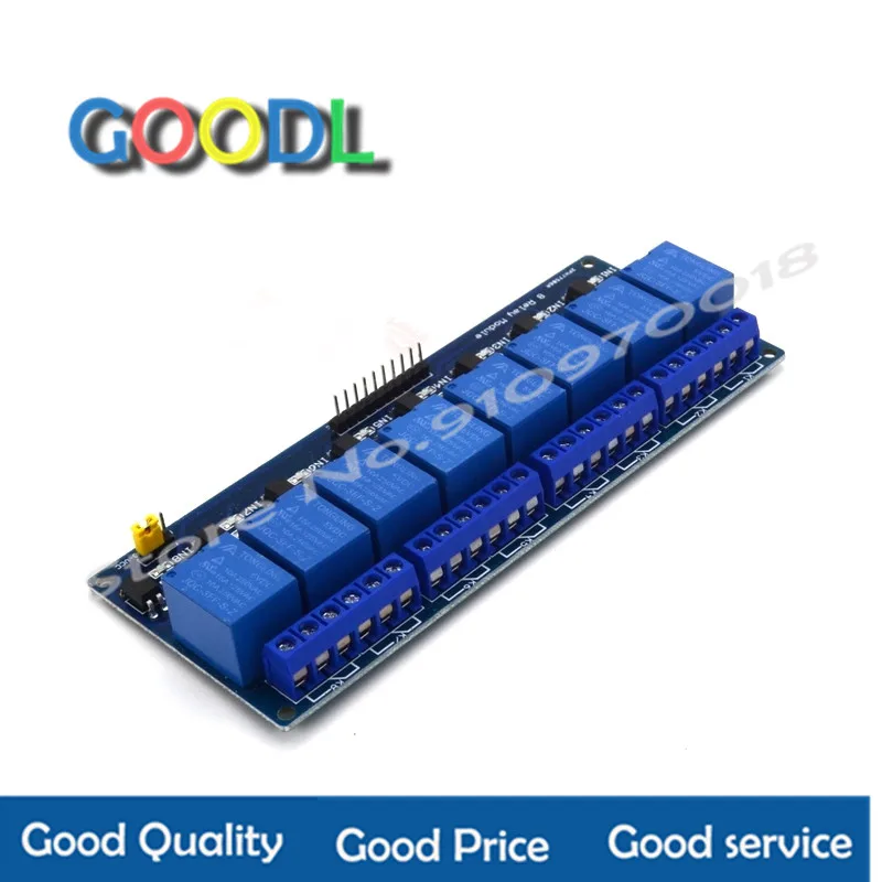 Модуль реле для Arduino модуль 5В 12В 1 2 4 6 и 8 каналов с оптоаккоплерным выходом.