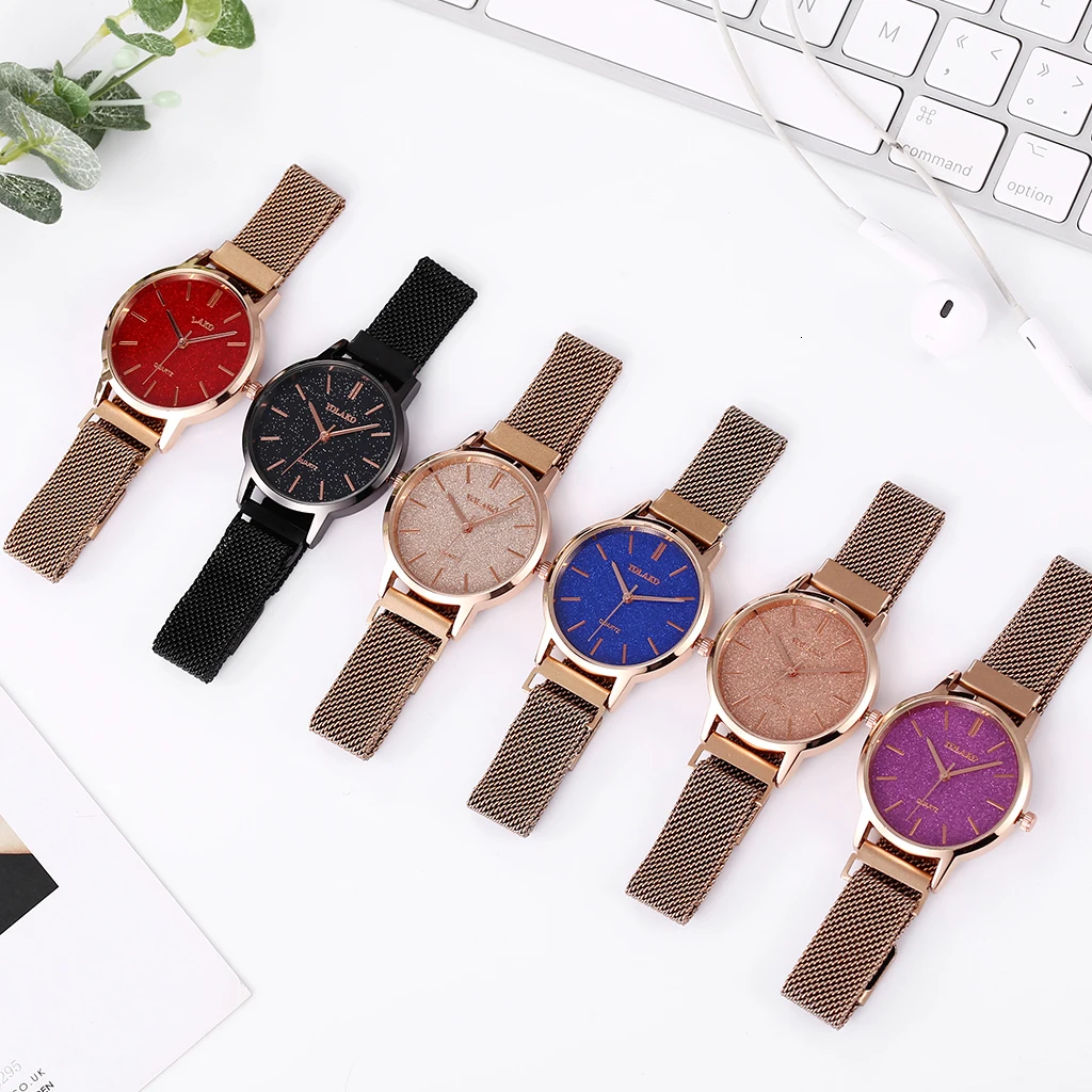 

YOLAKO Watch For Women Magnet Starry Sky Women Watch Luxury Ladies Wristwatches Female Clock Reloj Mujer 2019 relogio feminino