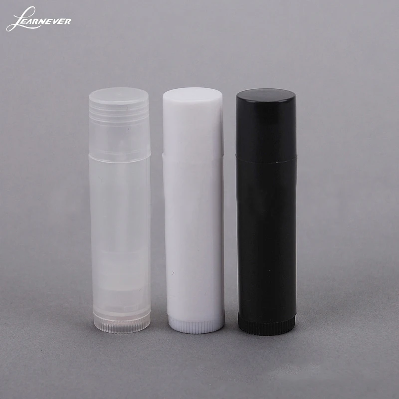 5 PCS DIY lipstick tube lk mouth wax translucent white black Bottle Lipgloss Containers | Красота и здоровье