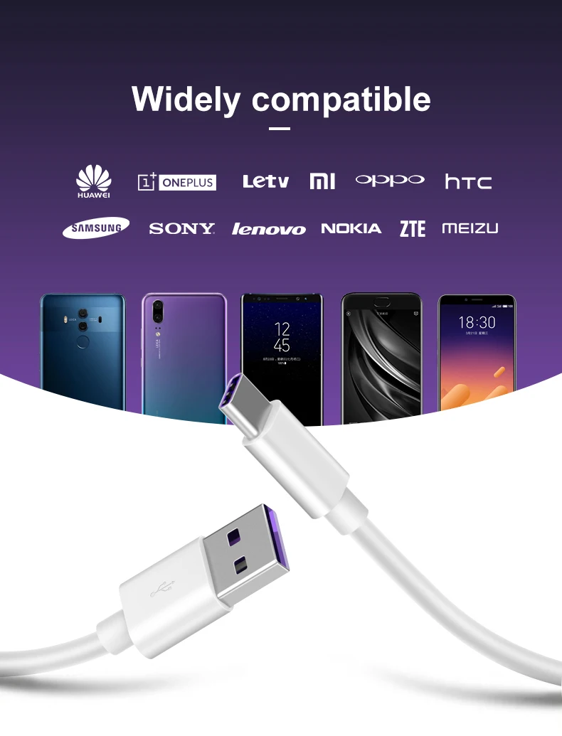 PHOMAX 5A usb tipe C кабель для передачи данных для суперзарядки, кабель для HUAWEI P20 P30 mater20 30 pro USB C кабель для передачи данных