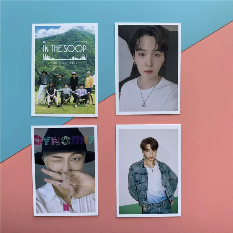 16 шт./лот super star band mini lomo card pack цветные карты для веера в стиле K-POP армейские бомбы