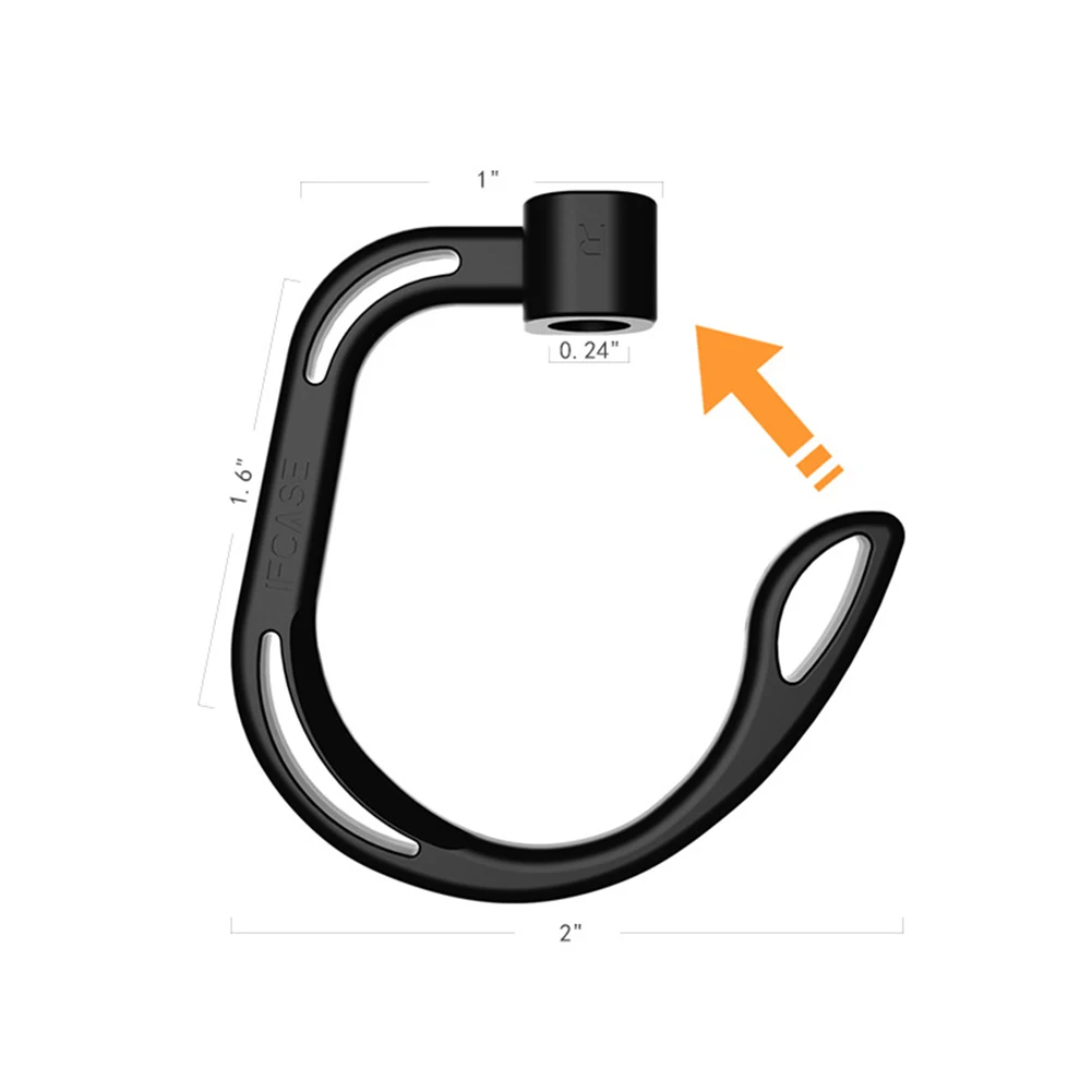 

Headphone Accessories 2Pcs Wireless Earphone Holder Anti-lost Protective Earhooks for AirPods 1 2 Durable Convenient