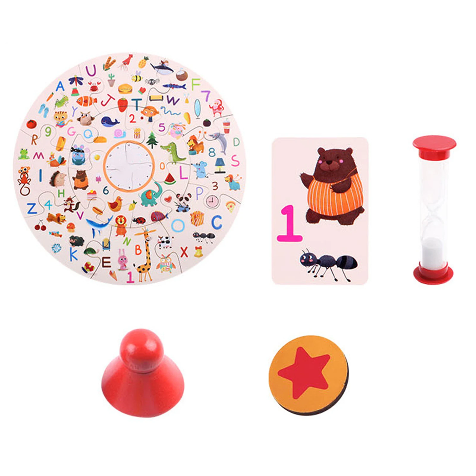 

Wooden Puzzle Detectives Looking Chart Board Parent-child Educational Practical Attractive Interesting Interactive Game Gifts