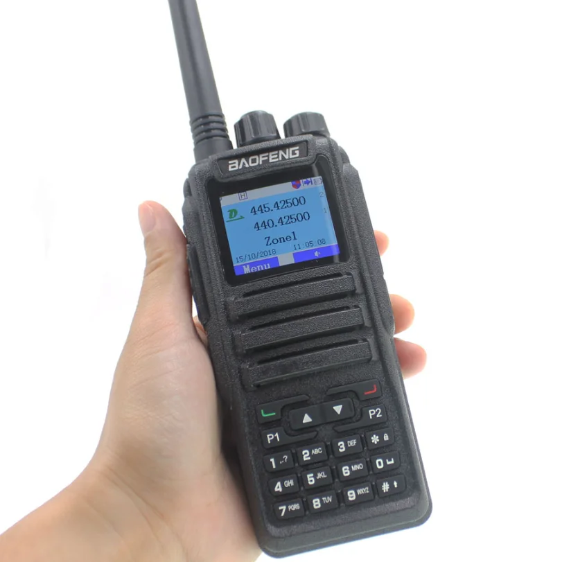 Best Quality DMR Baofeng dual mode analog & Digital walkie talkie DM1701 Tier 1+2 Dual Time Slot DM-1701 Ham Dual band Radio