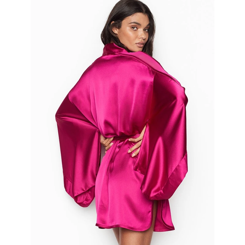 Атласный халат женское нижнее белье одежда для сна Шелковый свадебный подарок