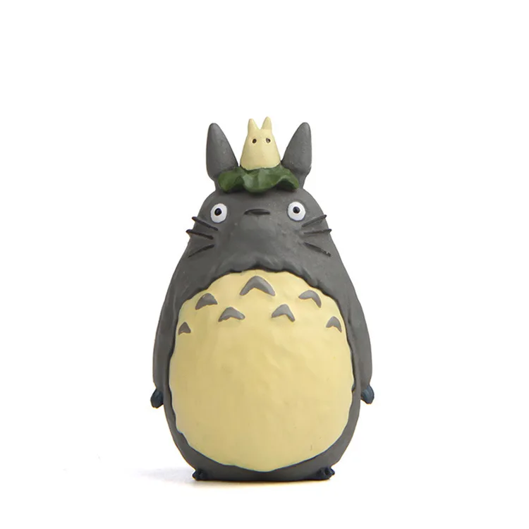 Ghibli Аниме верхняя одежда в виде листка лотоса фигурки Тоторо Настольная лампа с