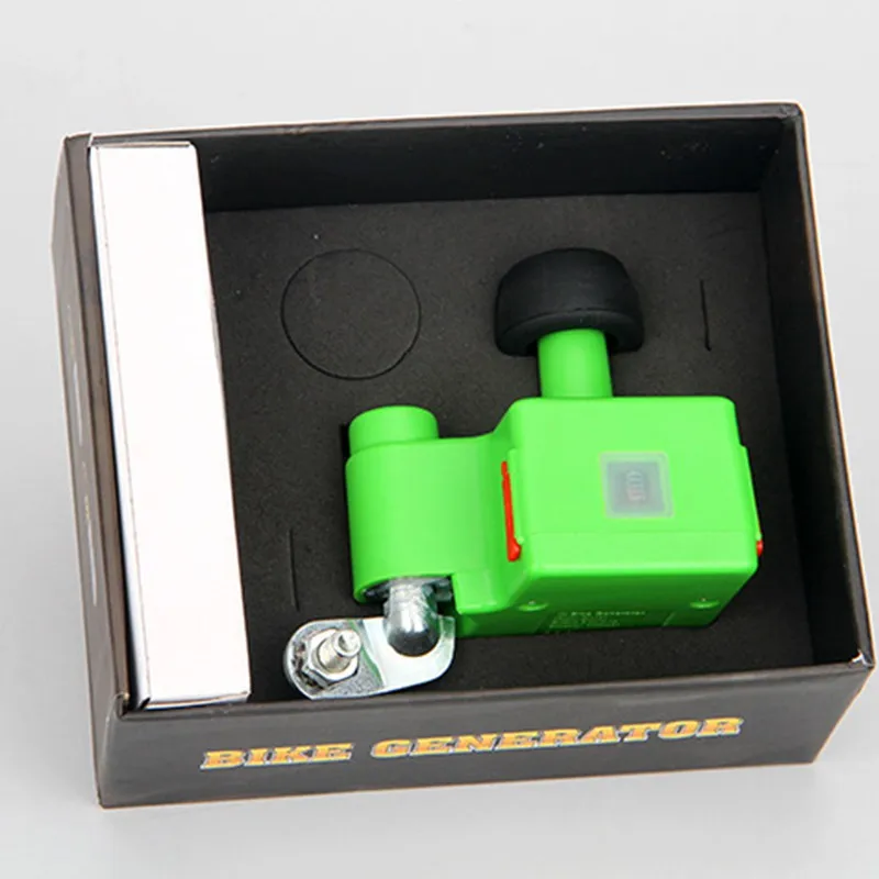 Велосипедный фрикционный генератор с двумя USB портами встроенный аккумулятор