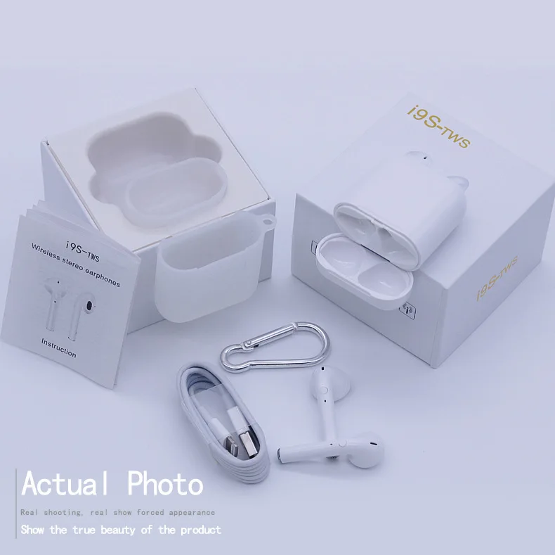 CHDX беспроводные наушники Bluetooth наушники звукопоглощающие наушники гарнитура i9s для мобильного телефона аирподс хорошего качества блютуз гарнитура аирподсы аерподсы аирподс