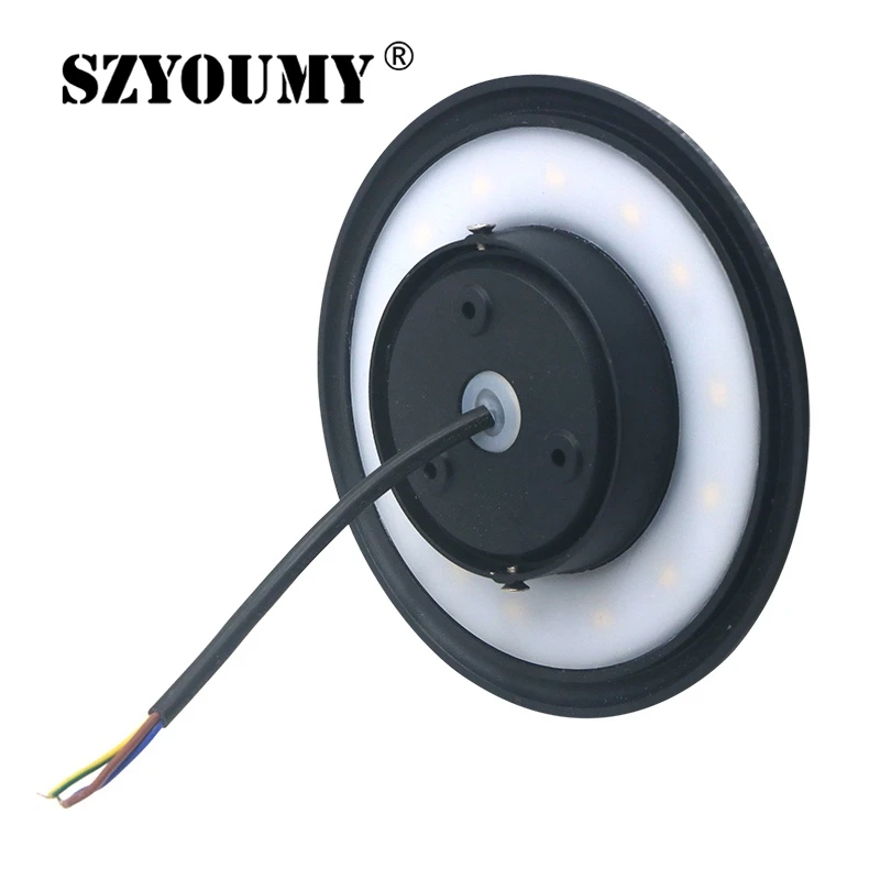 

SZYOUMY Indoor 12W LED Wall Lamp Living Room Decoration 6W Wall Light Home Lighting Fixture Loft Stair Light Round Aluminum