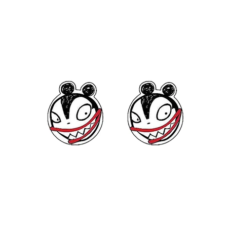 3 Новинка, серьги "Кошмар перед Рождеством", сережки Sally And Jack, серебряные эпоксидные сережки, акриловые сережки - Окраска металла: 3