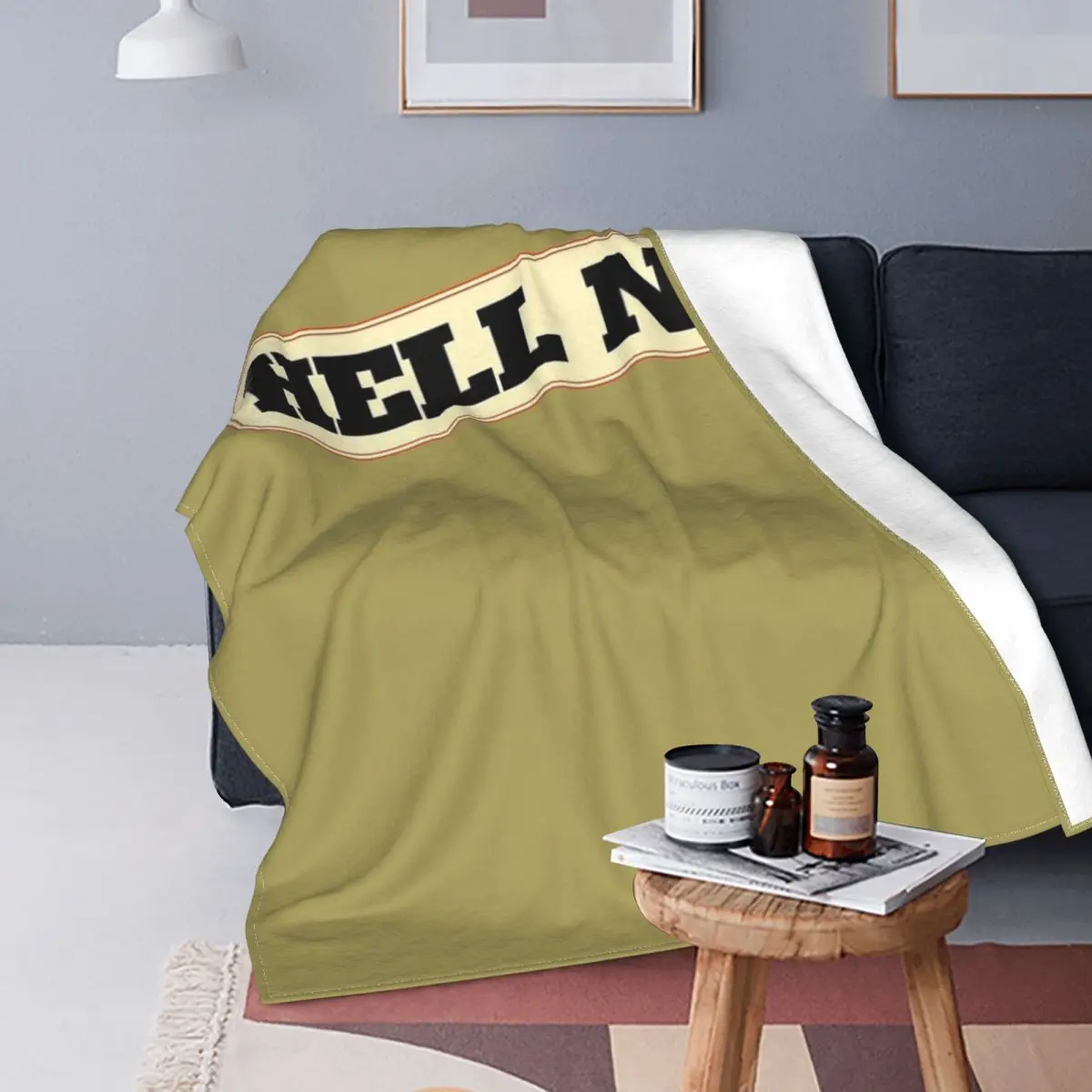 

Hell No Blanket-colcha a cuadros para cama, manta de muselina de felpa de Anime, textil de lujo para el hogar