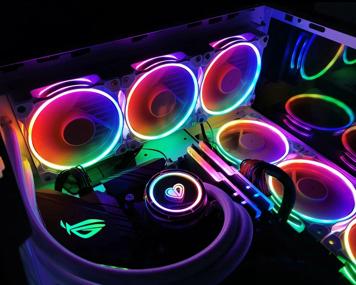 Комплект водяного охлаждения процессора 5 В Модифицируемый RGB AIO кулер вентилятор