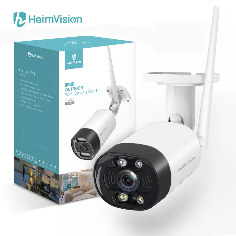 HeimVision HM211 Wifi IP камера 1080P Водонепроницаемая наружная видеонаблюдения для