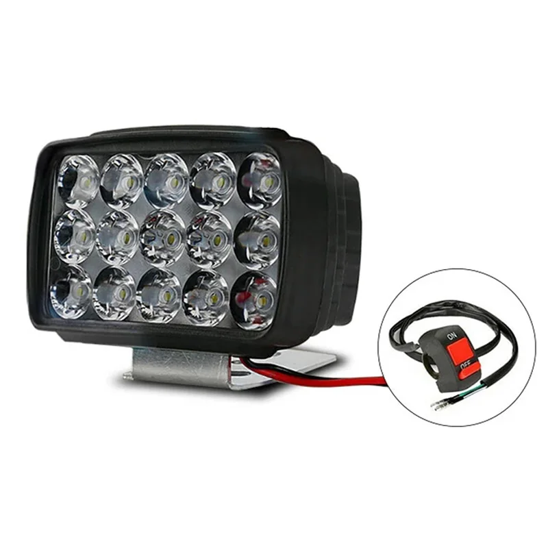 Мотоциклетная Передняя светильник 15/18 светодиодный 30 Вт мотоцикл Точечный 6500K