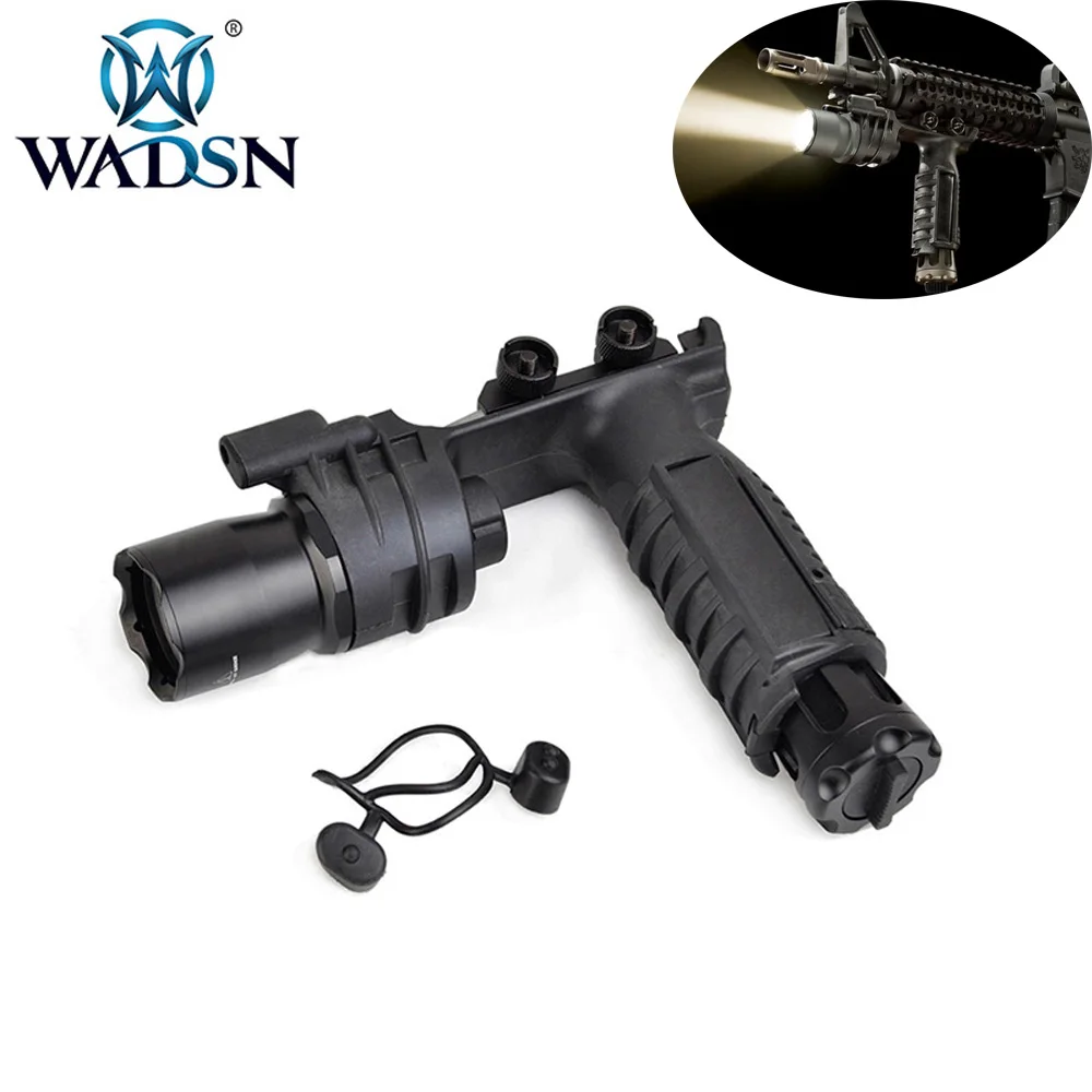 Тактический фонарь WADSN M910A вертикальный фонарик с FOREGRIP мгновенный стробоскоп |