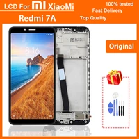 100 tested original 5 45 lcd with frame display for xiaomi redmi 7a lcd touch screen digitizer assembly replacement parts