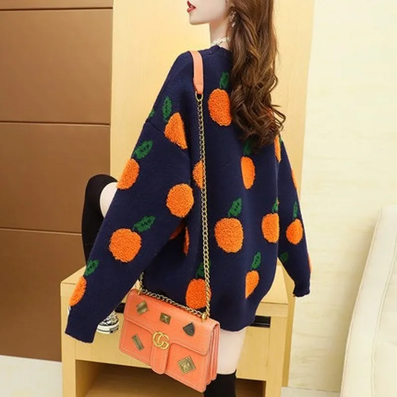 

Women Sweaters Pullover 2021 Autumn Winter Tops Korean Slim Women Pullover Knitted Sweater Jumper Soft Warm Pull Femme Tops