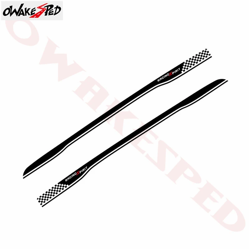 1 компл. Автомобильная Виниловая наклейка для кузова автомобиля двери полосы