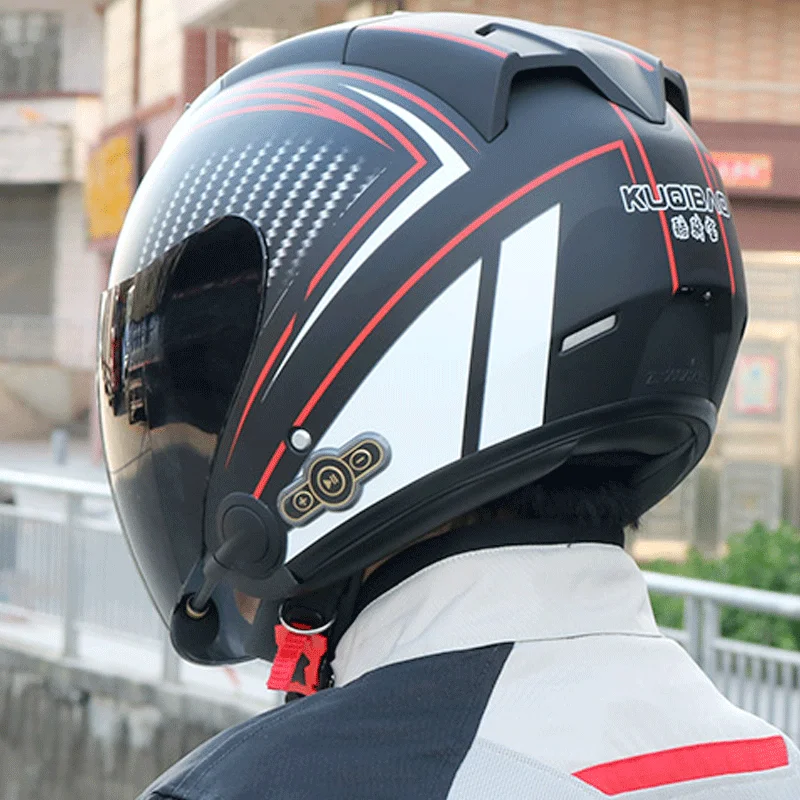 

Motorcycle Bluetooth Helmets Flip up Double Visor Helmets Motorbike Racing Connect Phone Helmet casco moto