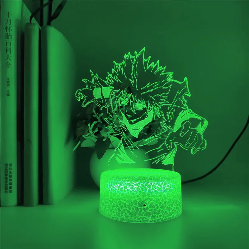 3d Ночная лампа аниме Hunter X KILLUA ZAOLDYECK для детской спальни Декор ночник управление