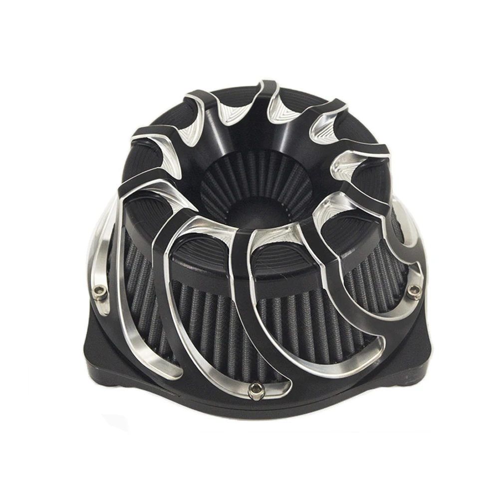 値段 マルチアングル空気清浄機エアフィルター旋風-スパイラルハーレースポーツスター Xl 1200 イナ 00-17 ソフテイル 00-18 ツーリング Flhx Flhr Ness