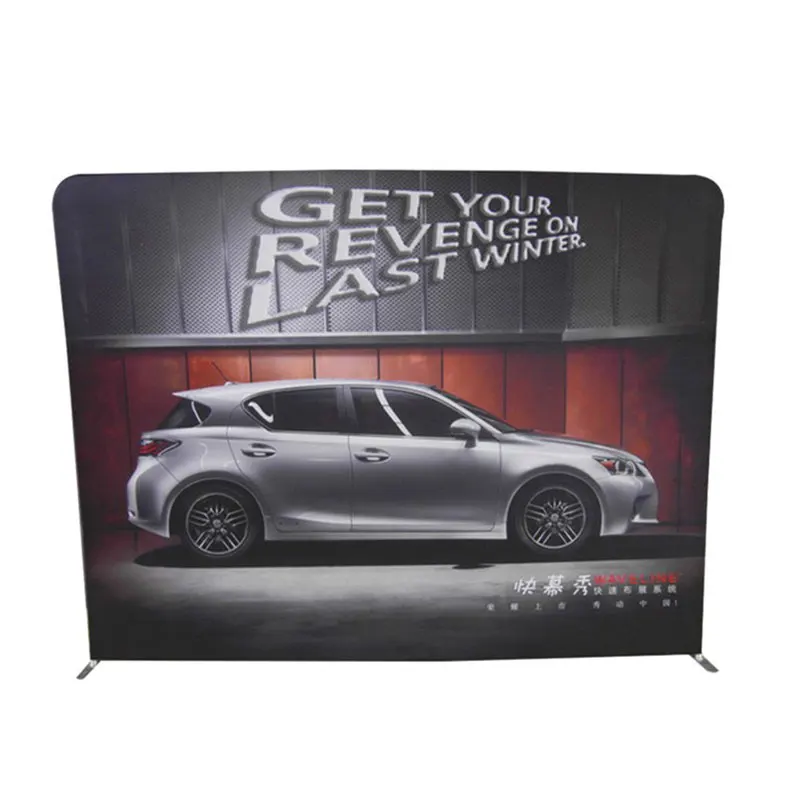 10ft Натяжная ткань выставочное оборудование 32 мм толщина трубчатая рама