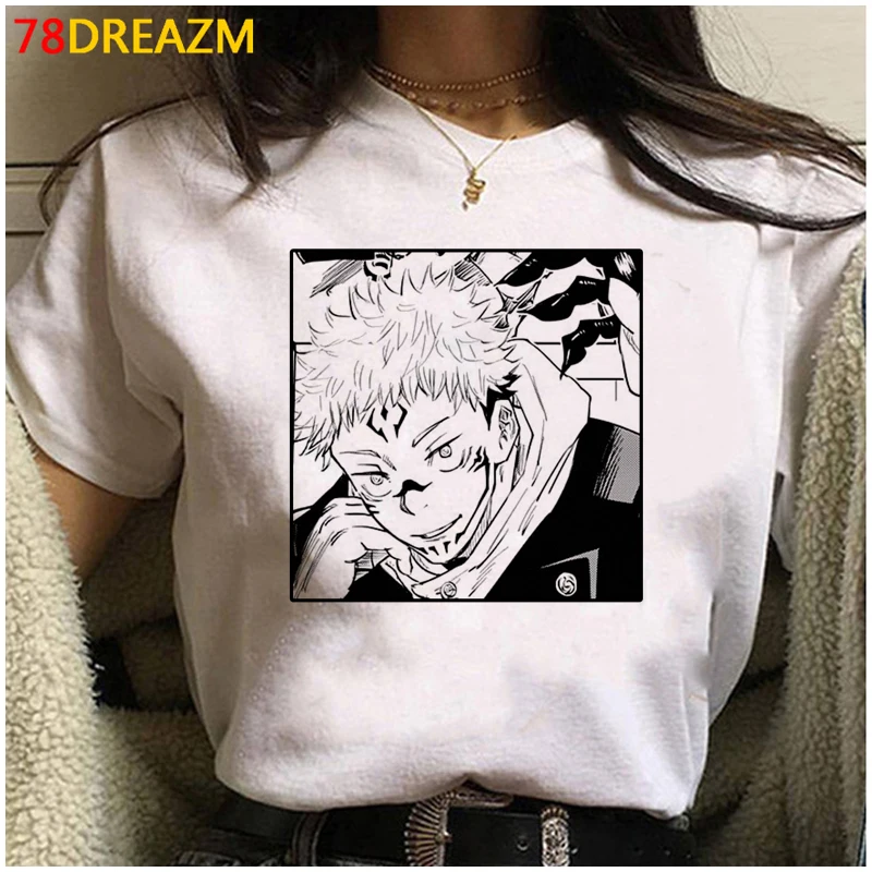 

Jujutsu Kaisen summer top clothes men graphic tees aesthetic japanese ulzzang 2021 summer top clothes vintage