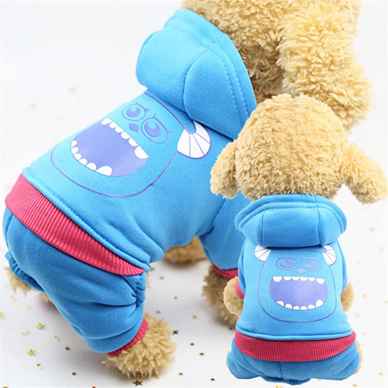 

Fashion Striped Pet Dog Clothes for Dogs Coat Hoodie Sweatshirt Winter Ropa Perro Dog Clothing Cartoon Pets Clothing