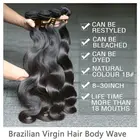 Rosabeauty 10A бразильские волосы волнистые 134 шт 100% необработанные человеческие волосы плетение 6-28 дюймов Пряди для наращивания