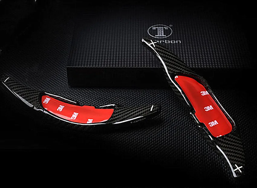 Рычаг переключения рулевого колеса из углеродного волокна для AMG A45 CLA45 C63 GLA45 GLS63