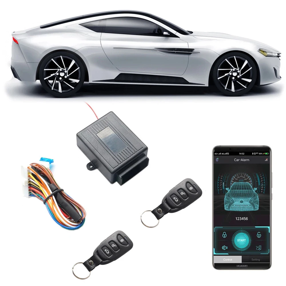 

Mobile Phone APP Remote Control Car Alarm Central Locking Door Lock Automation Universal Keyless Entry Remotely Unlock