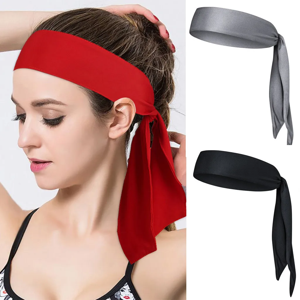 Женская повязка на голову аксессуары для волос унисекс спортивная с